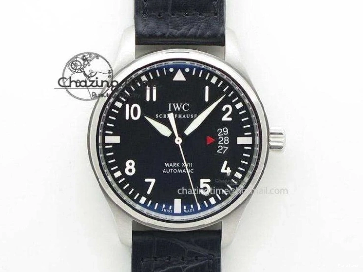 MIROTIME 0305 Aquatimer Chrono IW376702 SS BLS 1:1 Best Edition Black Dial on Black Rubber Strap A WellDesigned 7105